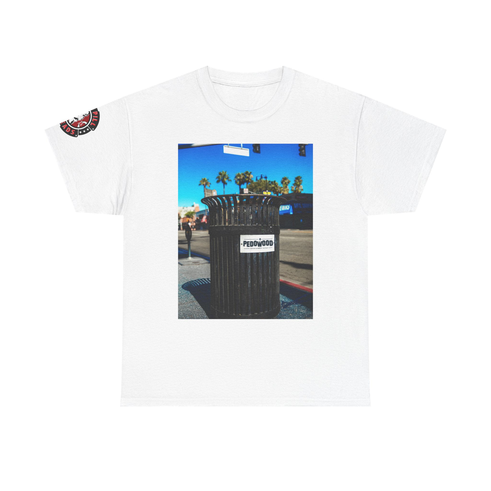 Unisex Heavy Cotton Tee - sleeve print test