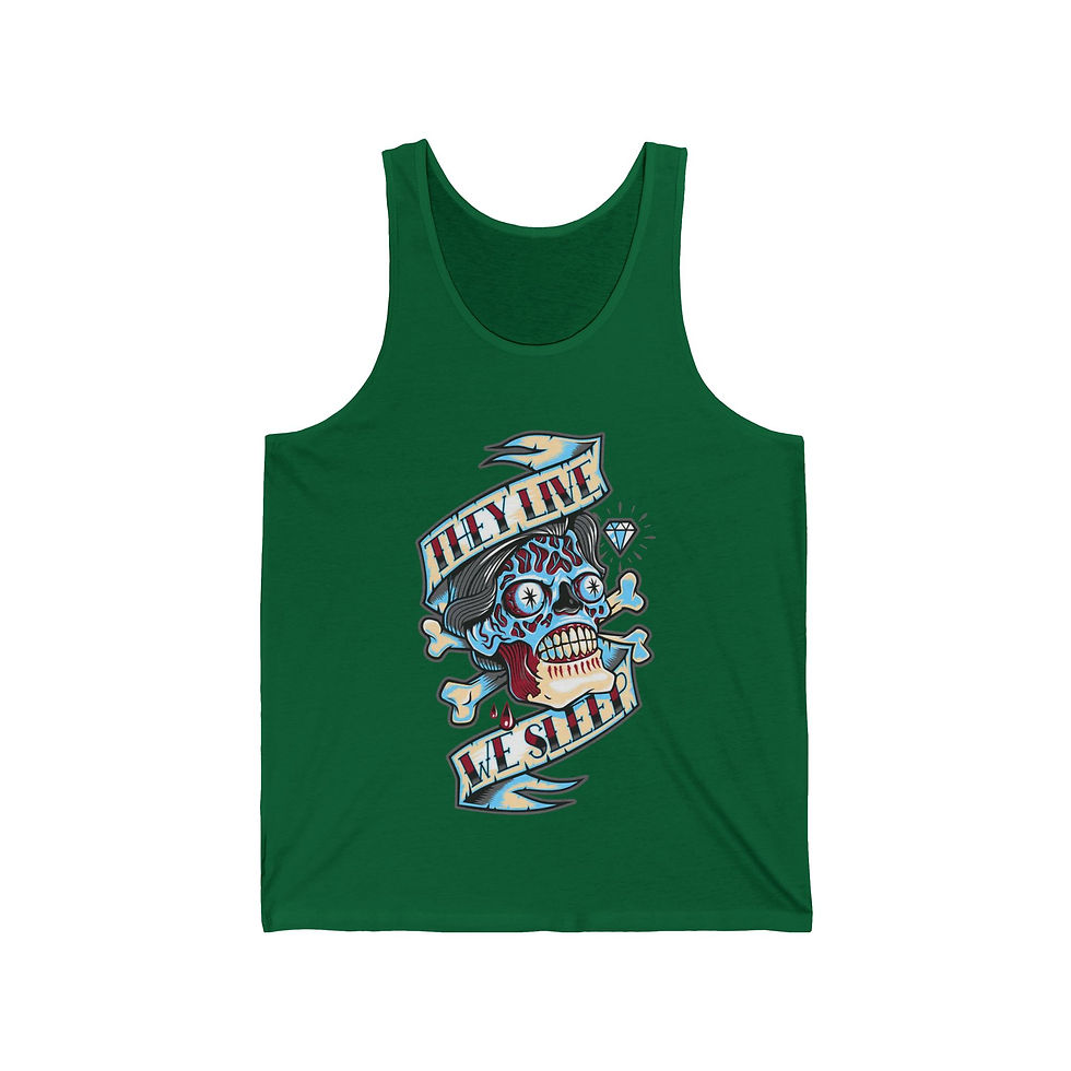 Thumbnail: They Live We Sleep - Men's Jersey Tank