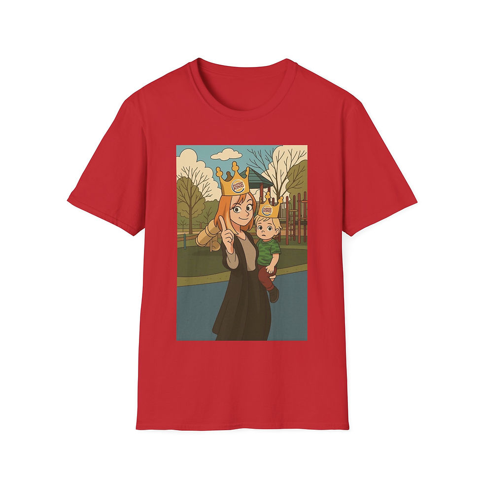 Thumbnail: Queen of the Playground - Unisex Softstyle T-Shirt