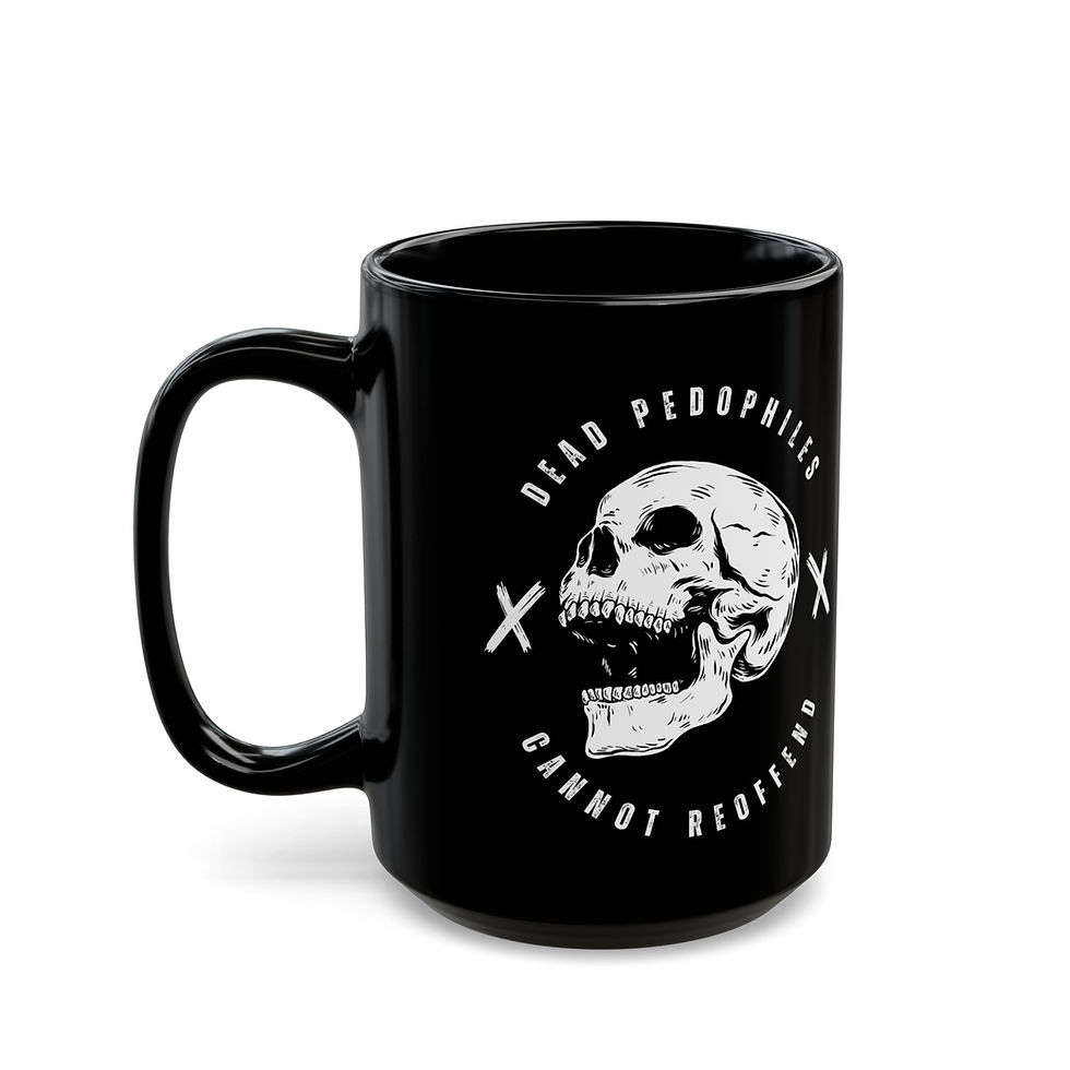 Thumbnail: Dead Pedophiles - 11oz or 15oz Black Mug