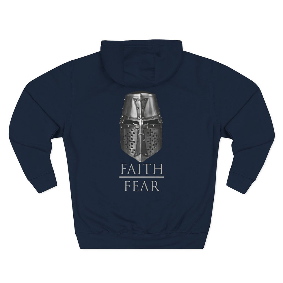 Thumbnail: TYUC - Faith Over Fear - Three-Panel Fleece Hoodie