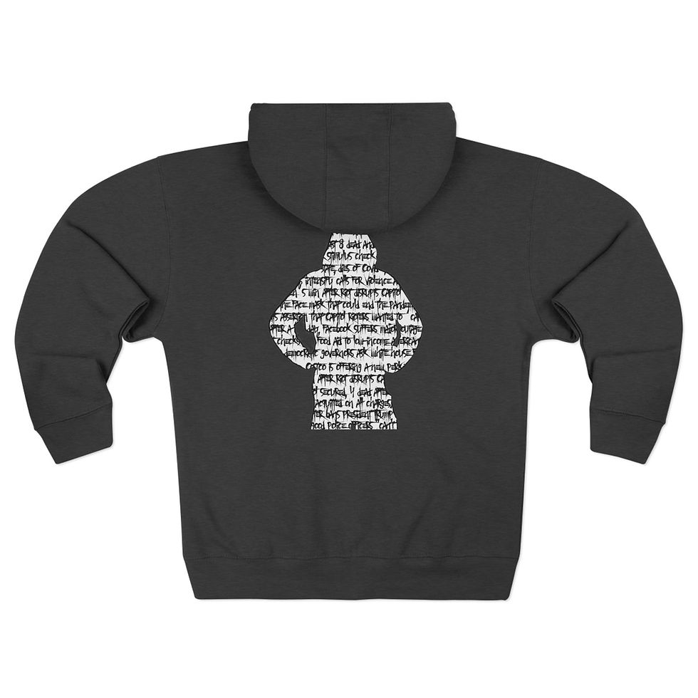 Thumbnail: Headlines - Unisex Zip Hoodie