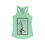 Thumbnail: We're Watching You - Women's Fitted Racerback Tank 