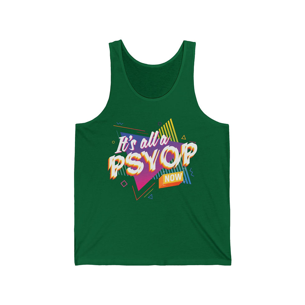 Thumbnail: It's All a Psyop - Men's Jersey Tank