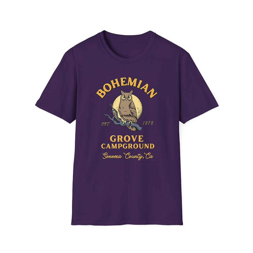 Thumbnail: Bohemian Grove Campground - Unisex Softstyle T-Shirt