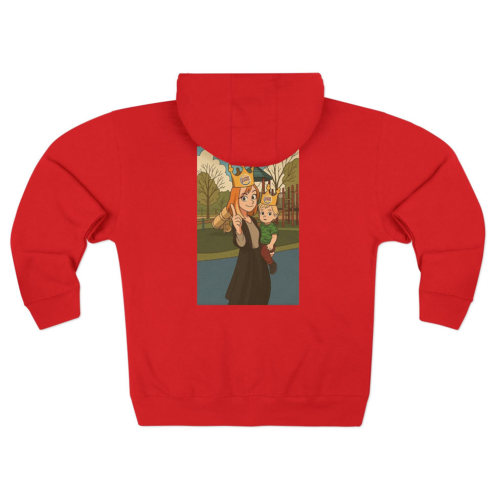 Thumbnail: Queen of the Playground - Unisex Zip Hoodie