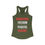 Thumbnail: Dangerous Freedom over Peaceful Slavery - Women's Fitted Racerback Tank 