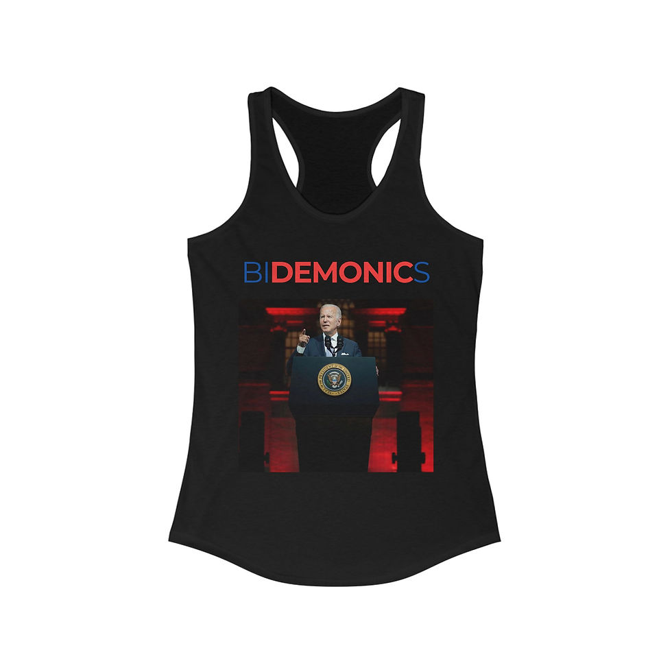 biDEMONICs - Women's Fitted Racerback Tank 