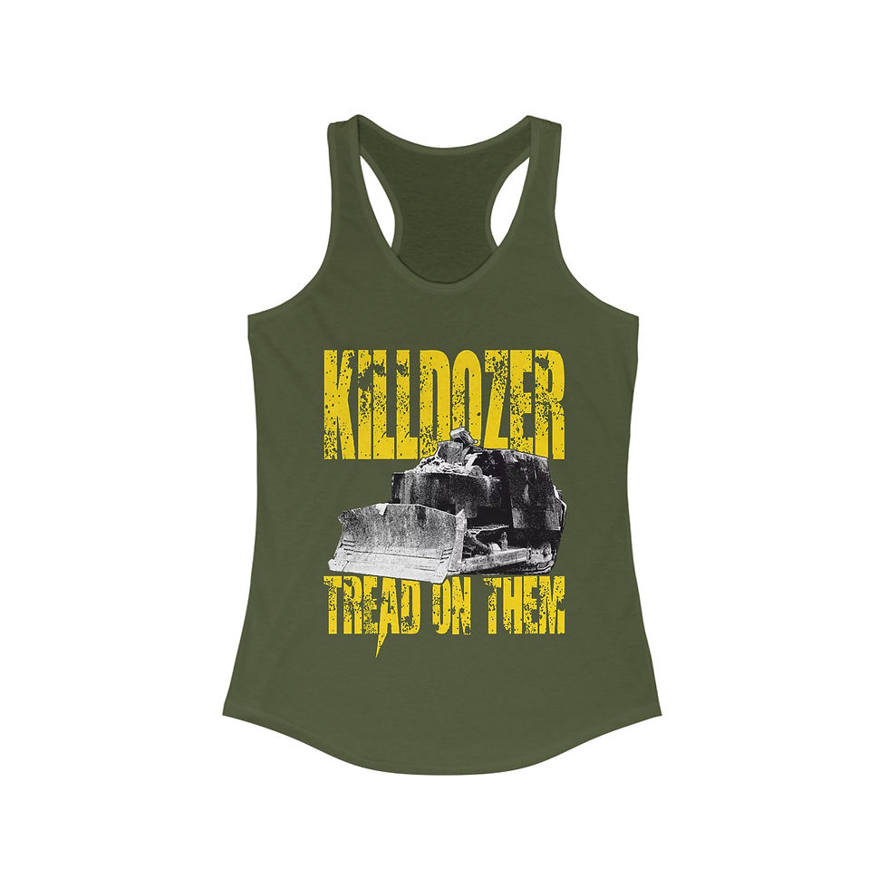 Thumbnail: Tread on Them - Women's Fitted Racerback Tank 