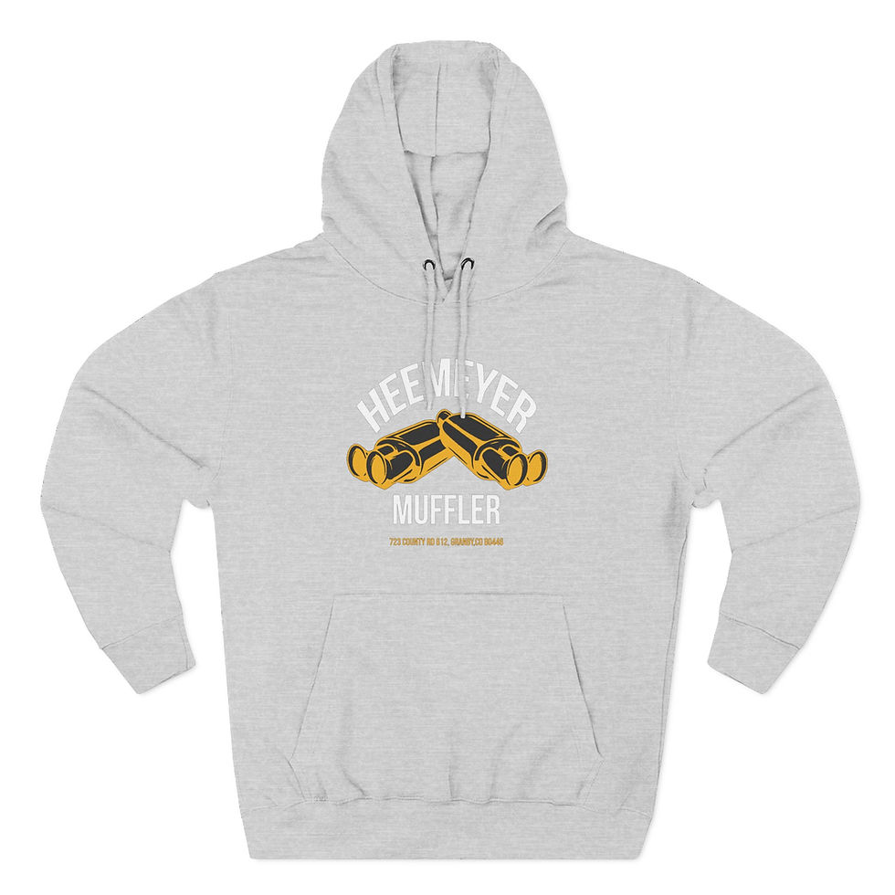 Thumbnail: Heemeyer Muffler - Three-Panel Fleece Hoodie