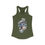 Thumbnail: They Live We Sleep - Women's Fitted Racerback Tank 