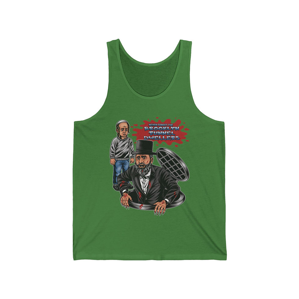 Thumbnail: Brooklyn Tunnel Dwellers - Unisex Zip Hoodie- Men's Jersey Tank