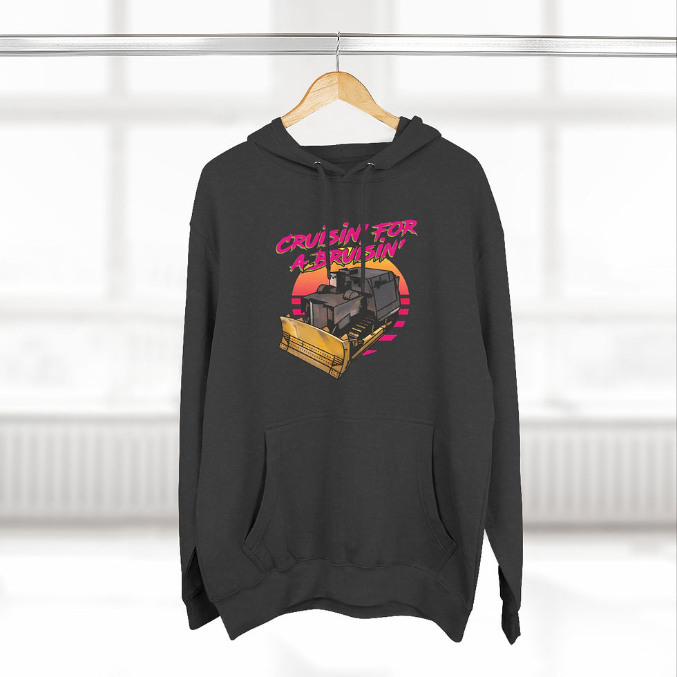 Thumbnail: Cruisin' for a Bruisin' - Three-Panel Fleece Hoodie