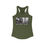 Thumbnail: Obey. Consume. Conform. - Women's Fitted Racerback Tank 