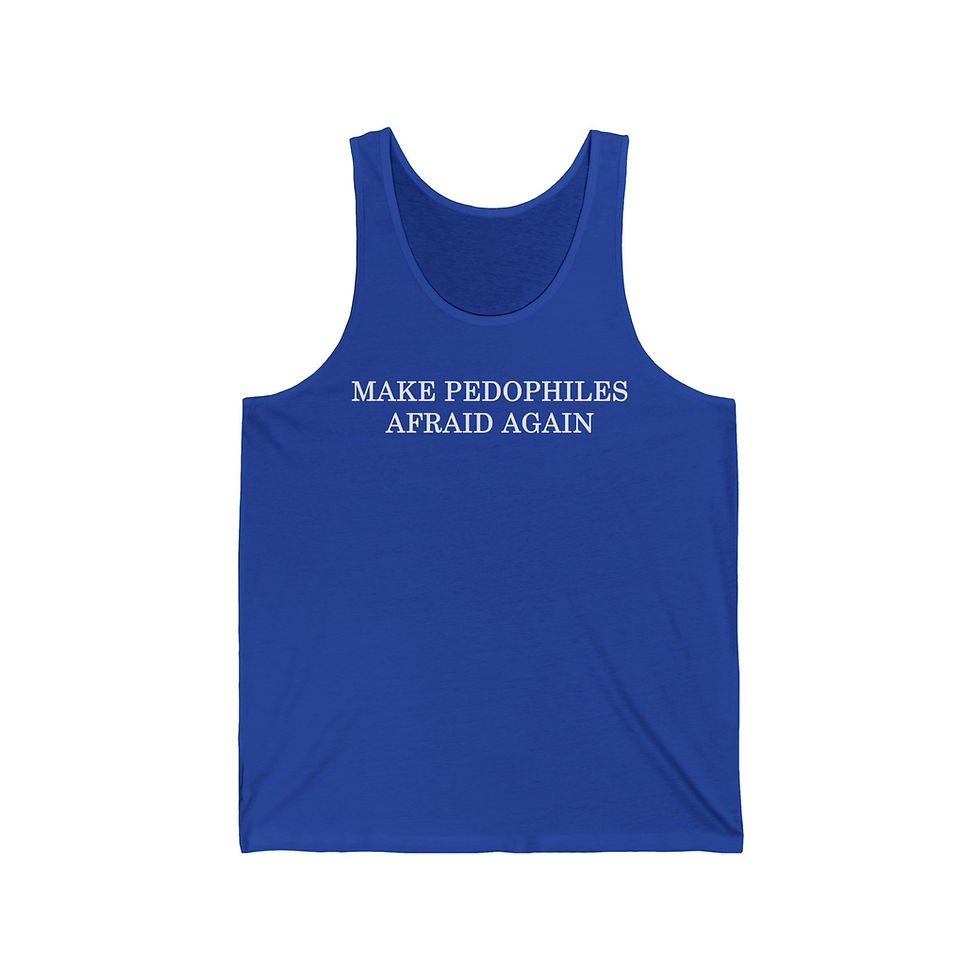 Thumbnail: Make Pedophiles Afraid Again - Men's Jersey Tank