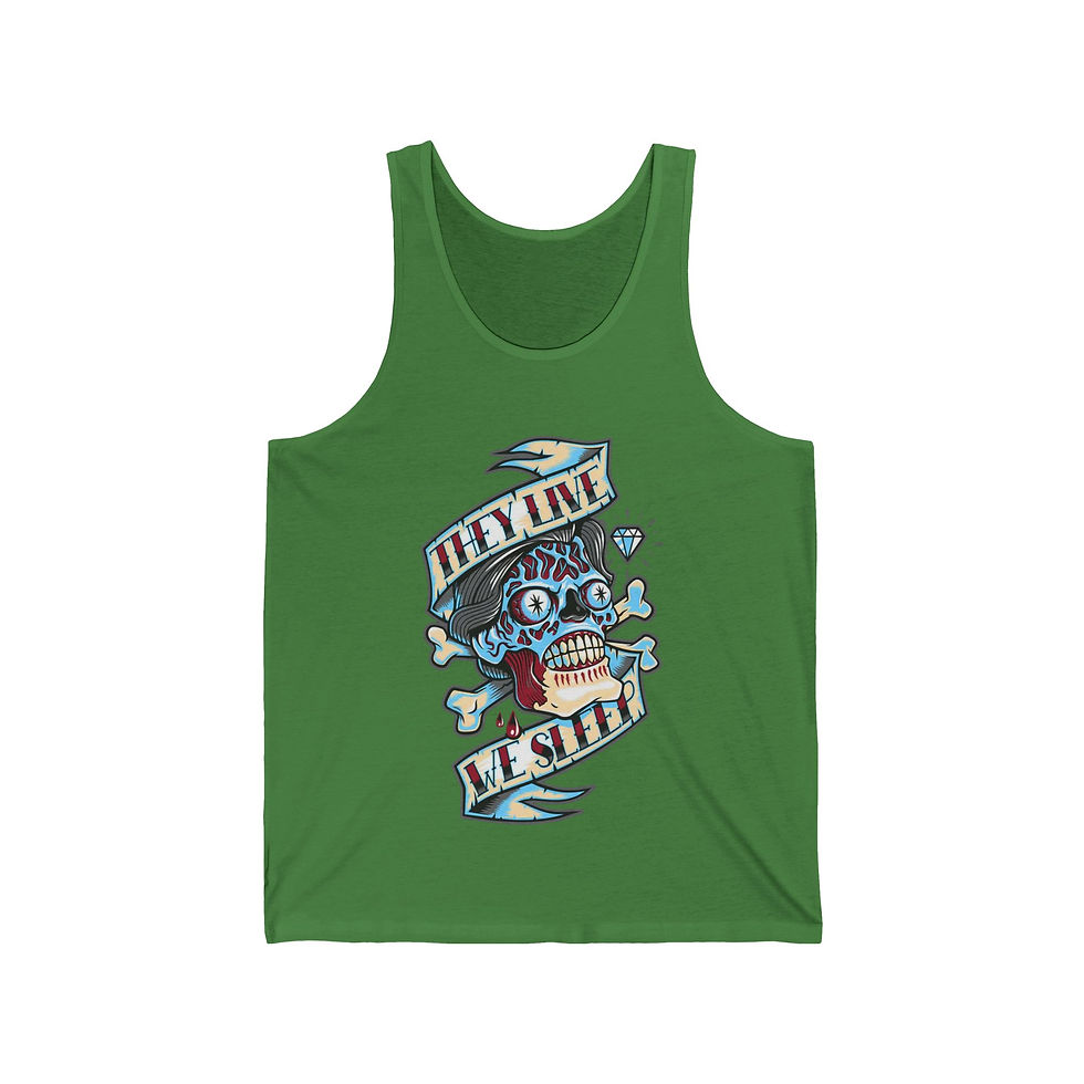 Thumbnail: They Live We Sleep - Men's Jersey Tank
