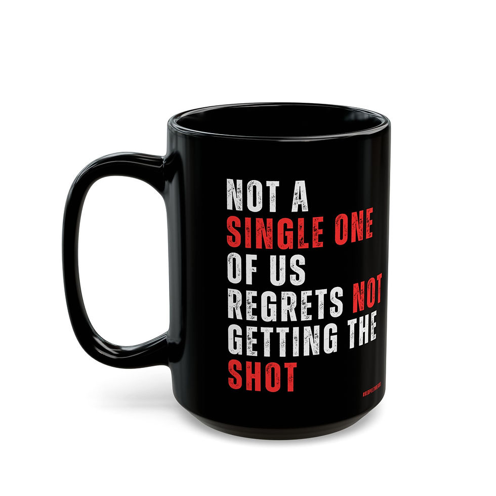 Thumbnail: No Regrets - 11oz or 15oz Black Mug