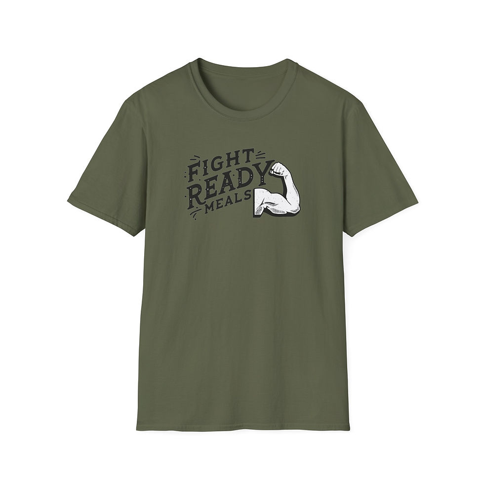 Thumbnail: Fight Ready Meals - Unisex Softstyle T-Shirt