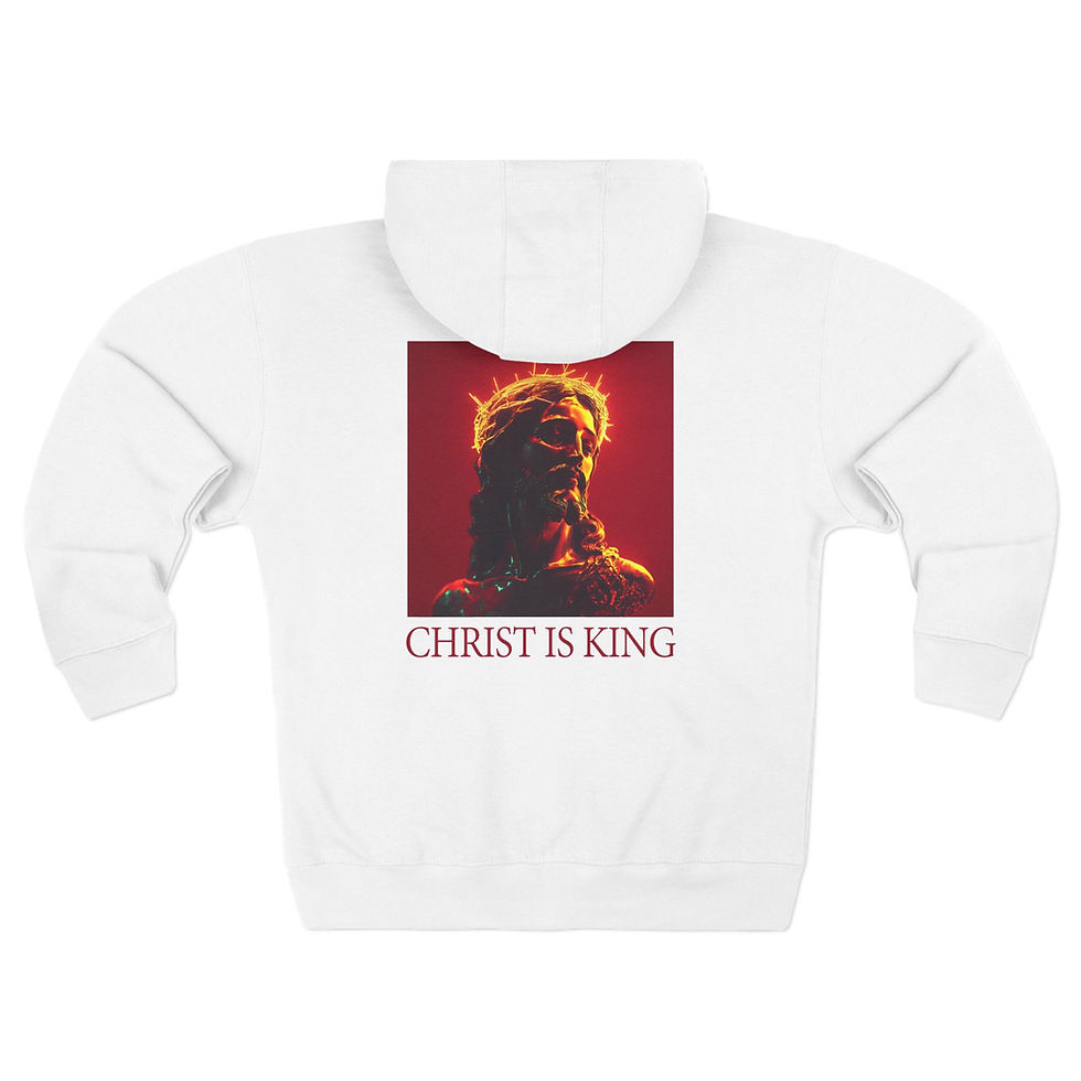 Thumbnail: Christ is King - Unisex Zip Hoodie