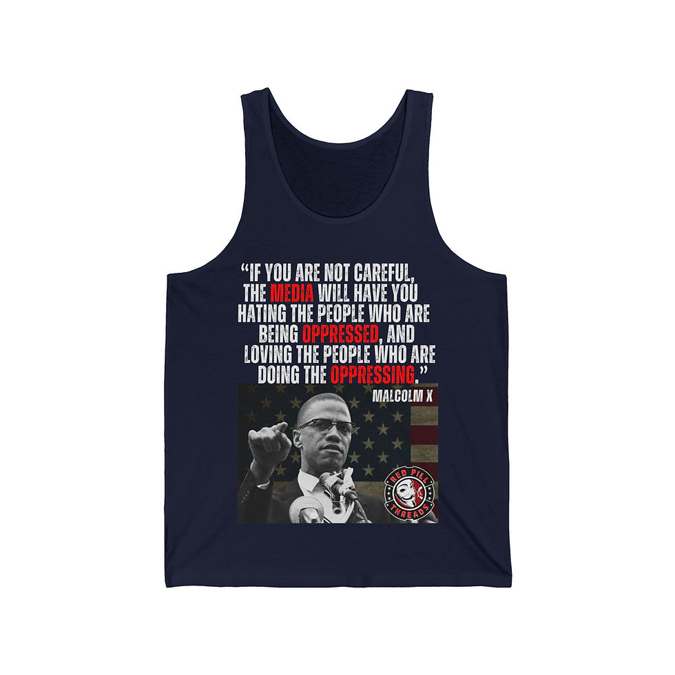 Thumbnail: Malcolm X - Men's Jersey Tank