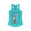 Thumbnail: We're Watching You - Women's Fitted Racerback Tank 