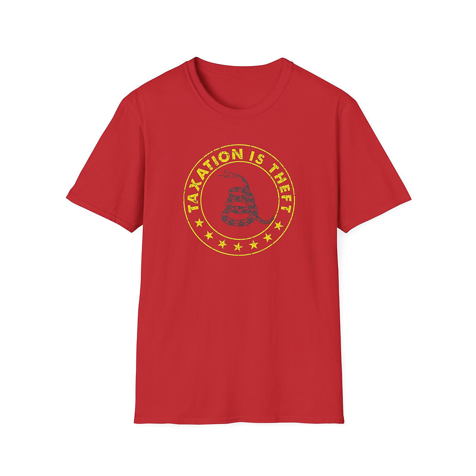 Thumbnail: Taxation is Theft - Unisex Softstyle T-Shirt