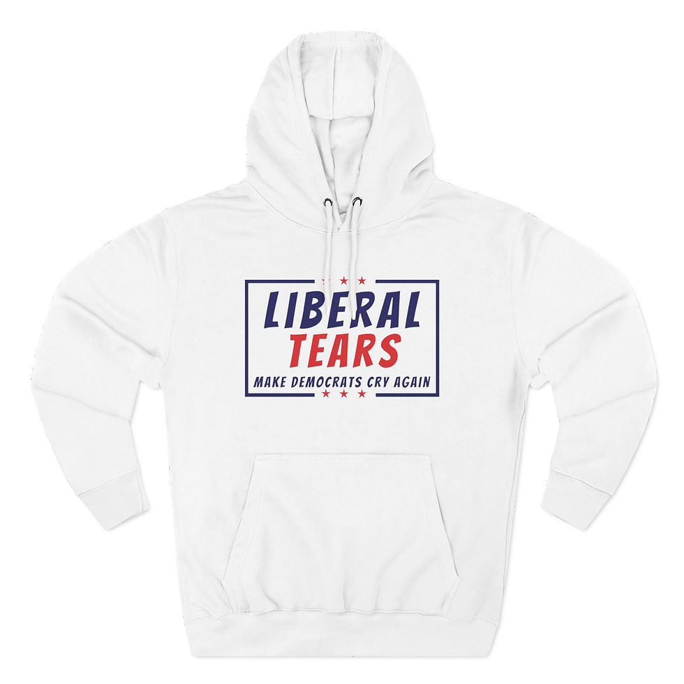 Hot Seat - Liberal Tears - Three-Panel Fleece Hoodie