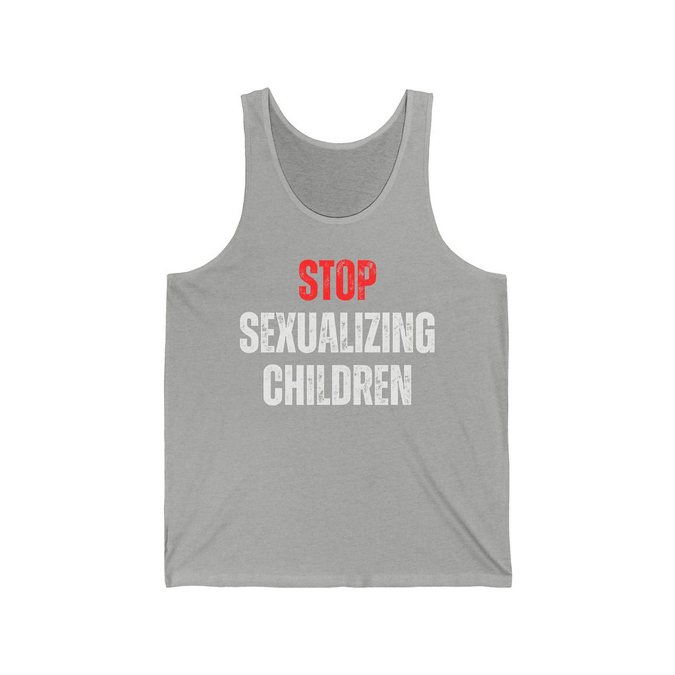 Thumbnail: Stop Sexualizing Children  - Men's Jersey Tank