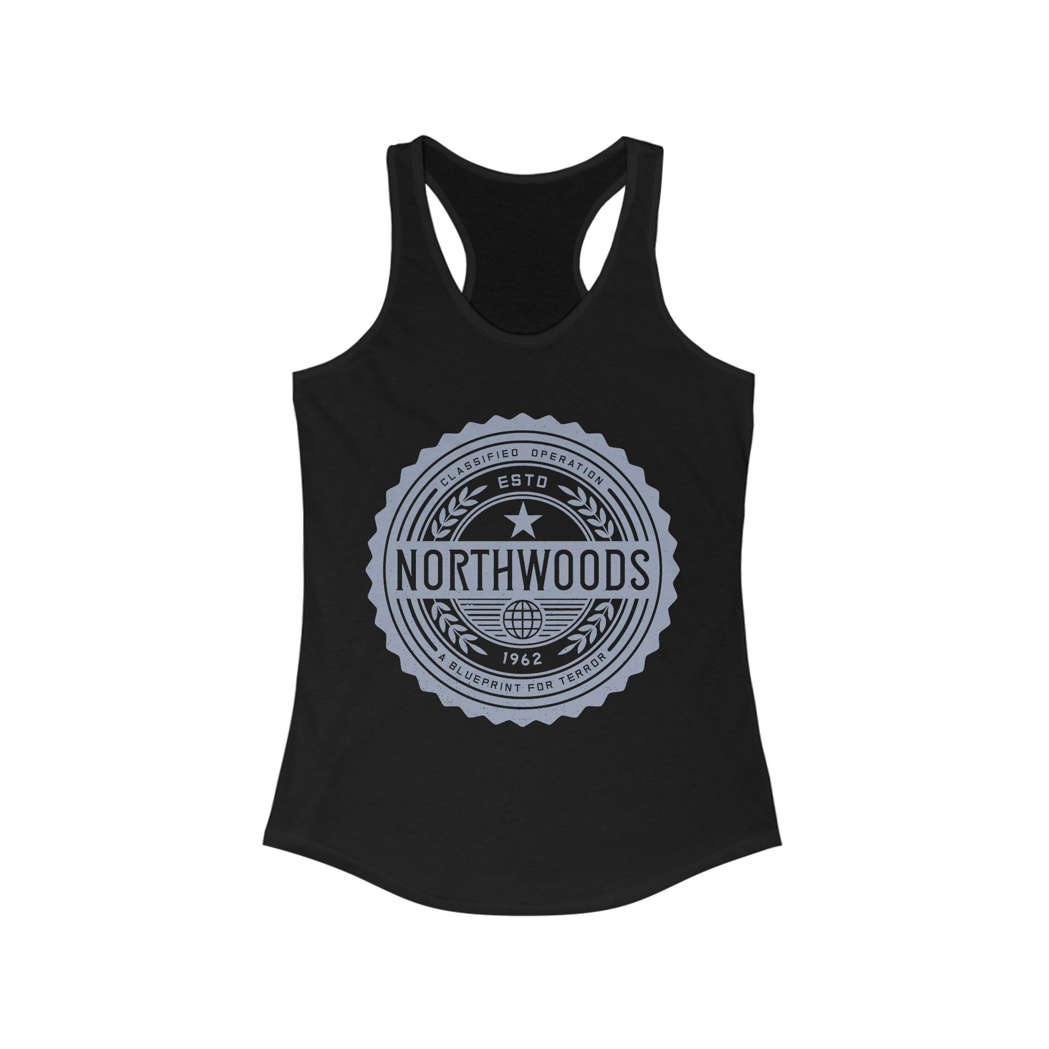 Northwoods - Women's Fitted Racerback Tank 