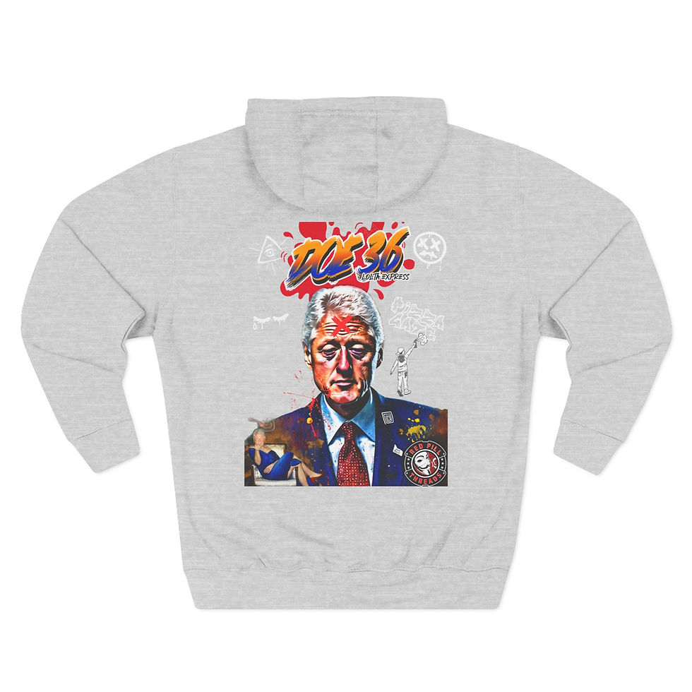 Thumbnail: DOE 36 - Three-Panel Fleece Hoodie