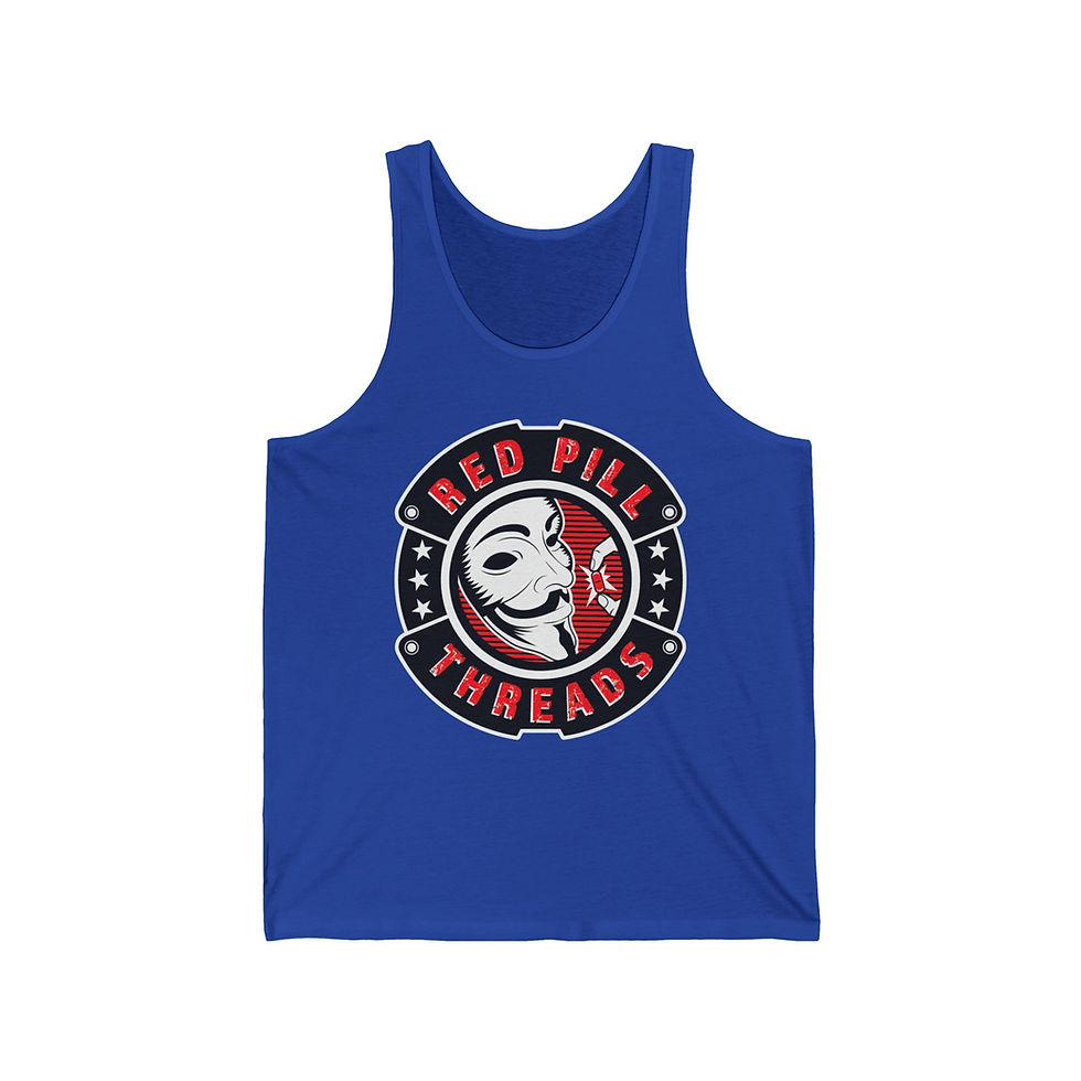 Thumbnail: Red Pill Threads Logo - Men's Jersey Tank
