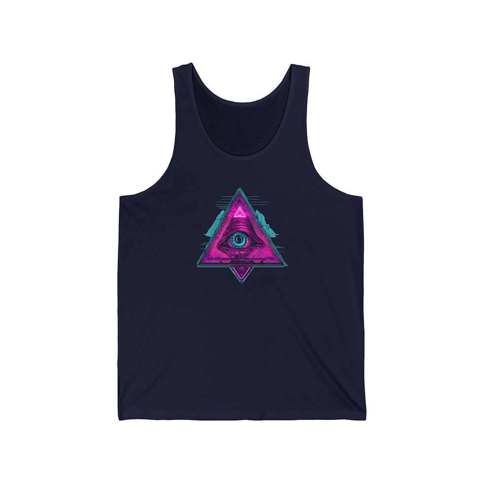 Thumbnail: Illuminatipunk - Men's Jersey Tank