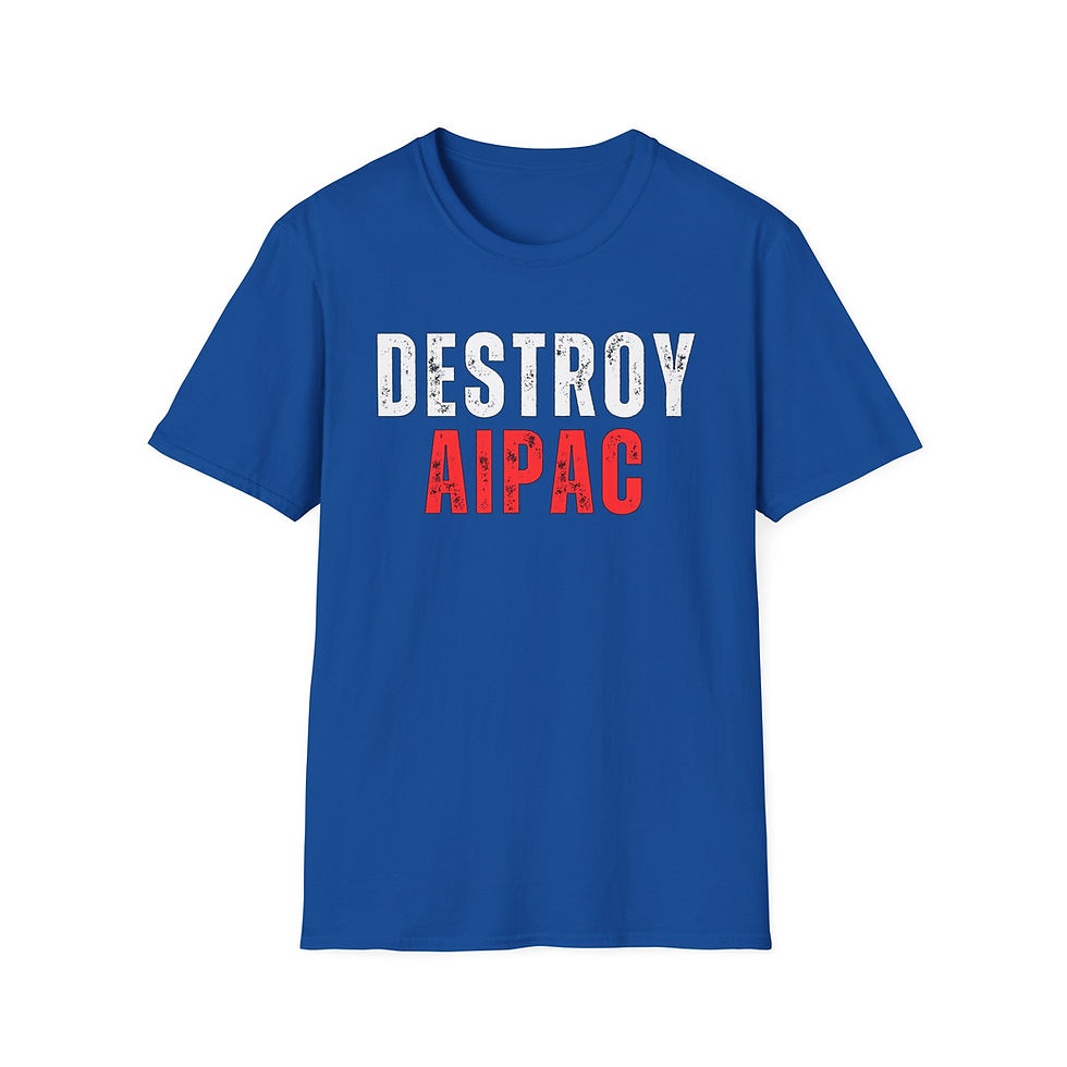 Thumbnail: Destroy AIPAC - Unisex Softstyle T-Shirt