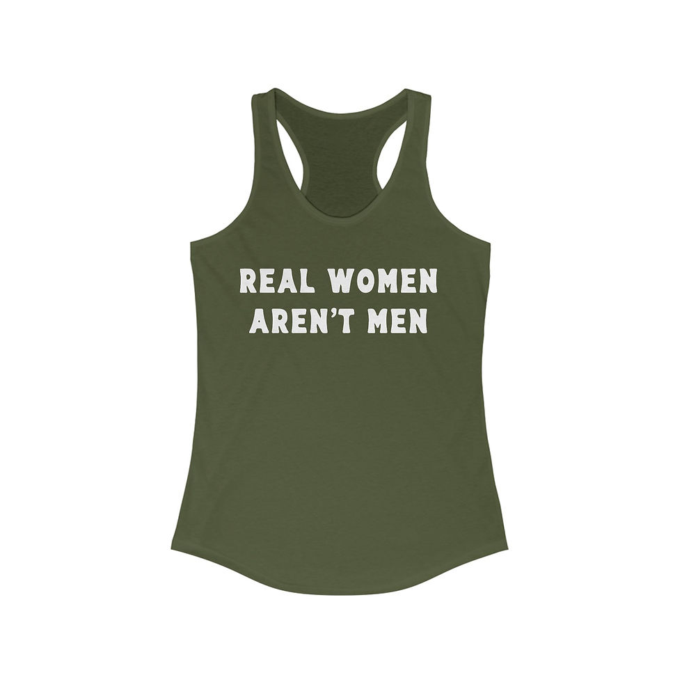 Thumbnail: Chad Prather - Real Women - Women's Fitted Racerback Tank 