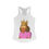 Thumbnail: King of the Skies - Women's Fitted Racerback Tank 