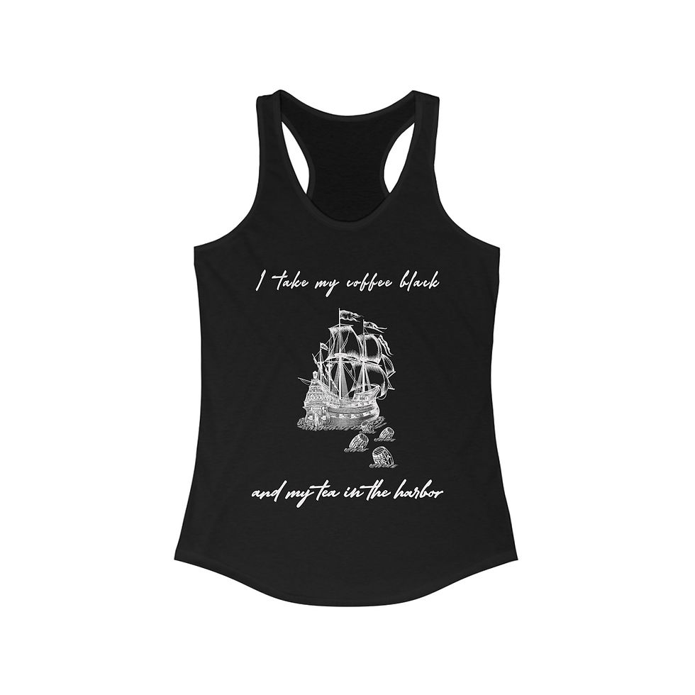 Thumbnail: Boston Tea Party - Women's Fitted Racerback Tank 