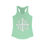 Thumbnail: Christ Conquers - Women's Fitted Racerback Tank 