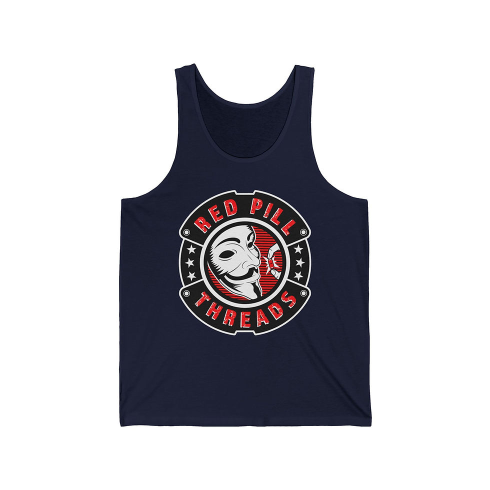 Thumbnail: Red Pill Threads Logo - Men's Jersey Tank