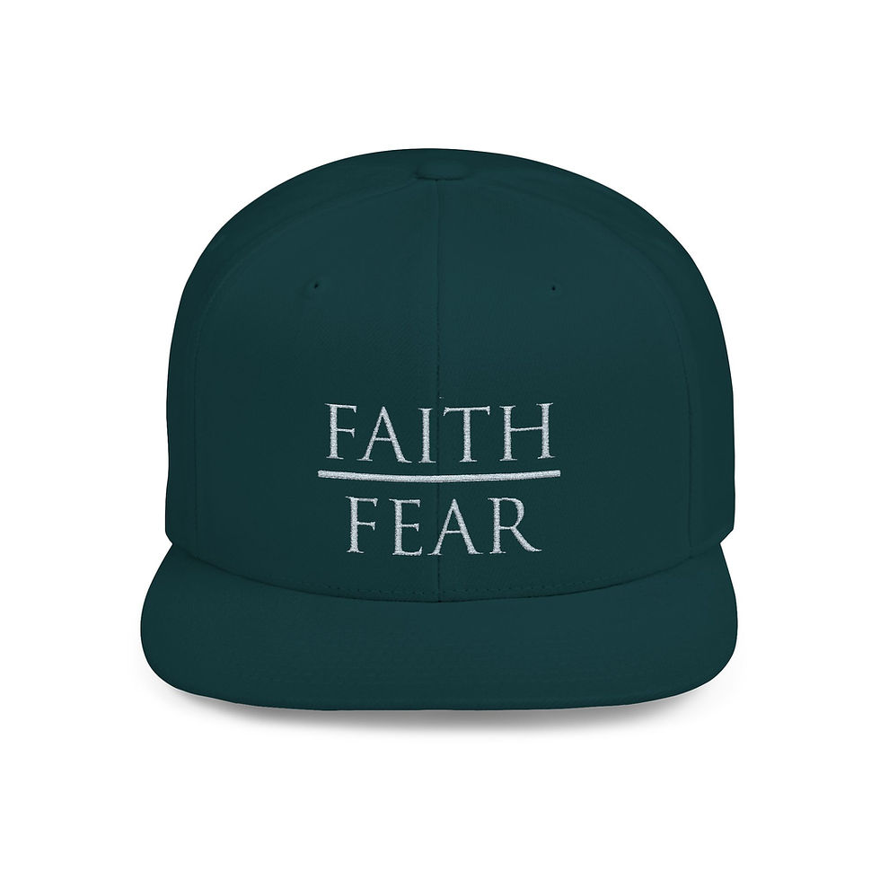 Thumbnail: TUYC - Faith Over Fear - Flat Bill Snapback