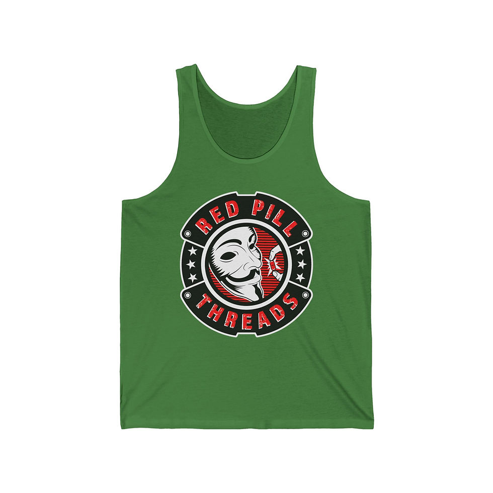 Thumbnail: Red Pill Threads Logo - Men's Jersey Tank