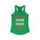 Thumbnail: Dangerous Freedom over Peaceful Slavery - Women's Fitted Racerback Tank 