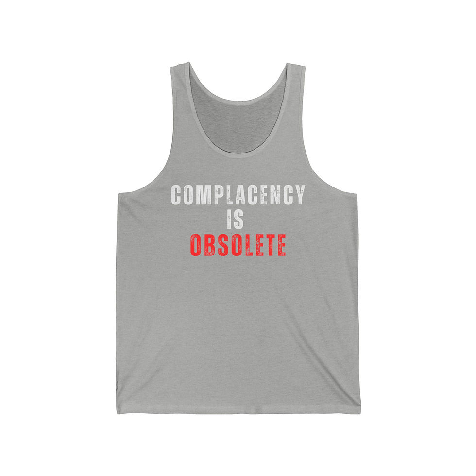 Thumbnail: Complacency is Obsolete - Men's Jersey Tank