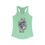 Thumbnail: They Live We Sleep - Women's Fitted Racerback Tank 