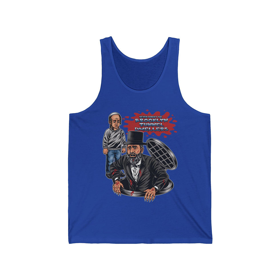 Thumbnail: Brooklyn Tunnel Dwellers - Unisex Zip Hoodie- Men's Jersey Tank
