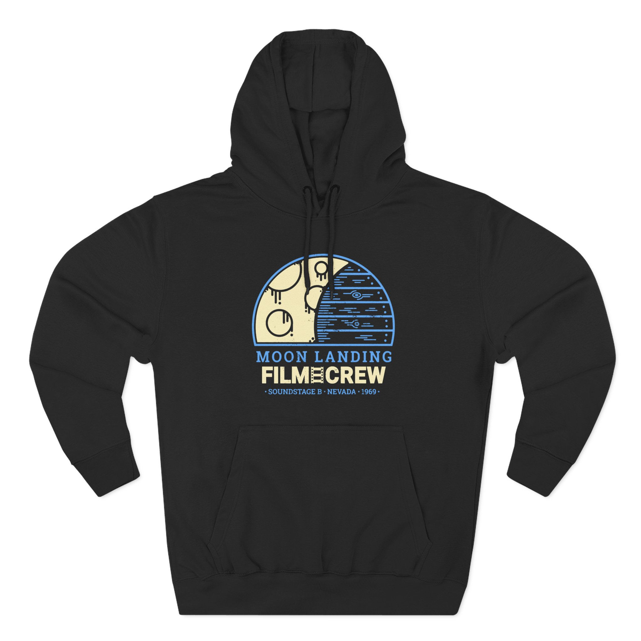 Moon Landing Film Crew - Three-Panel Fleece Hoodie