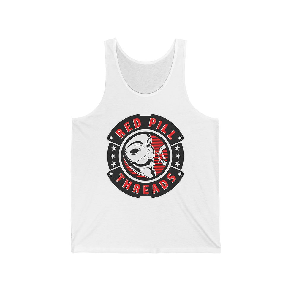 Thumbnail: Red Pill Threads Logo - Men's Jersey Tank