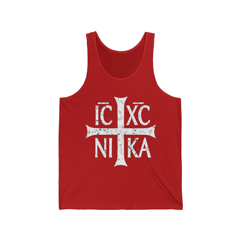 Thumbnail: Christ Conquers - Men's Jersey Tank
