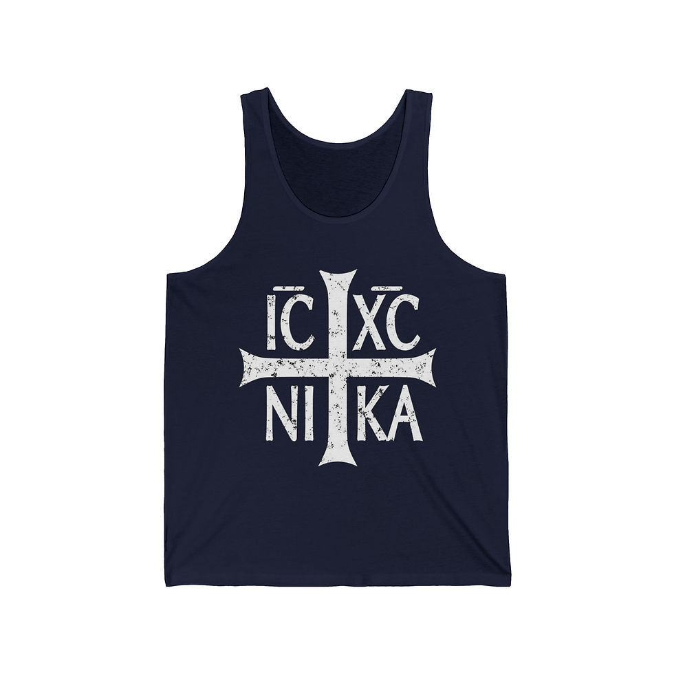 Thumbnail: Christ Conquers - Men's Jersey Tank