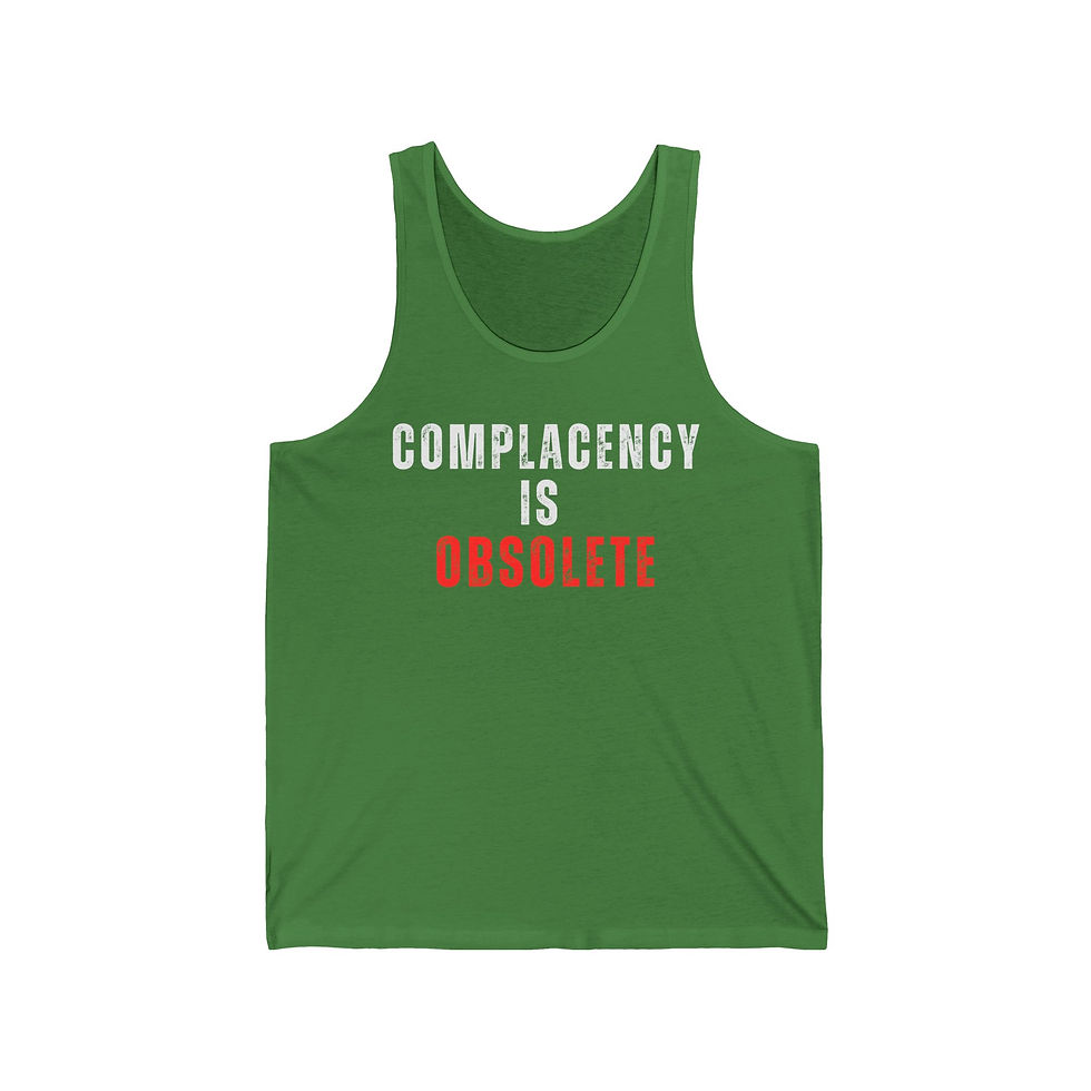 Thumbnail: Complacency is Obsolete - Men's Jersey Tank