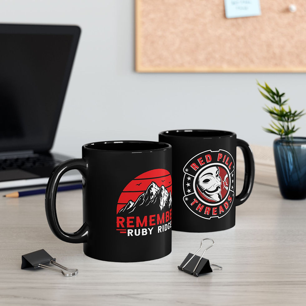 Thumbnail: Remember Ruby Ridge -  11oz or 15oz Black Mug